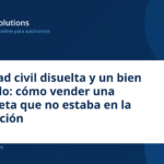 Sociedad civil disuelta y un bien olvidado: cómo vender una furgoneta que no estaba en la liquidación