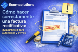 Cómo hacer correctamente una factura rectificativa: guía práctica para autónomos y pymes